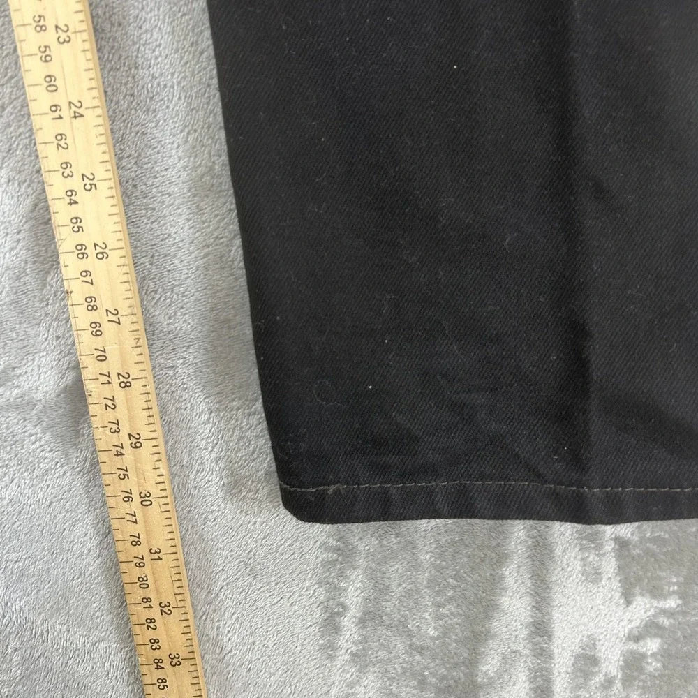 Levi's 505 Jeans Mens 38x30 Black Dark Wash Regular Straight Denim Pants